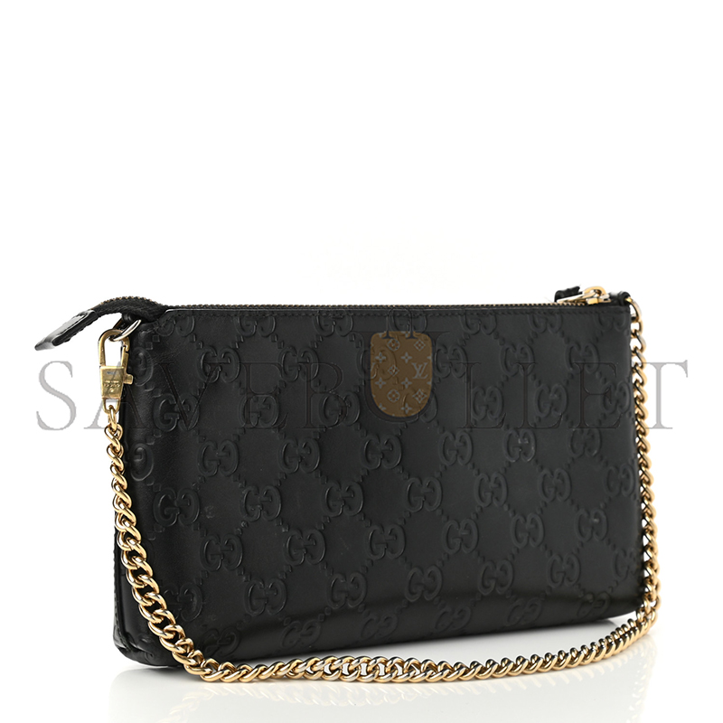 Gvc*1 ssima signature wrist wallet black 779791 (22.5*13*2.5cm)
